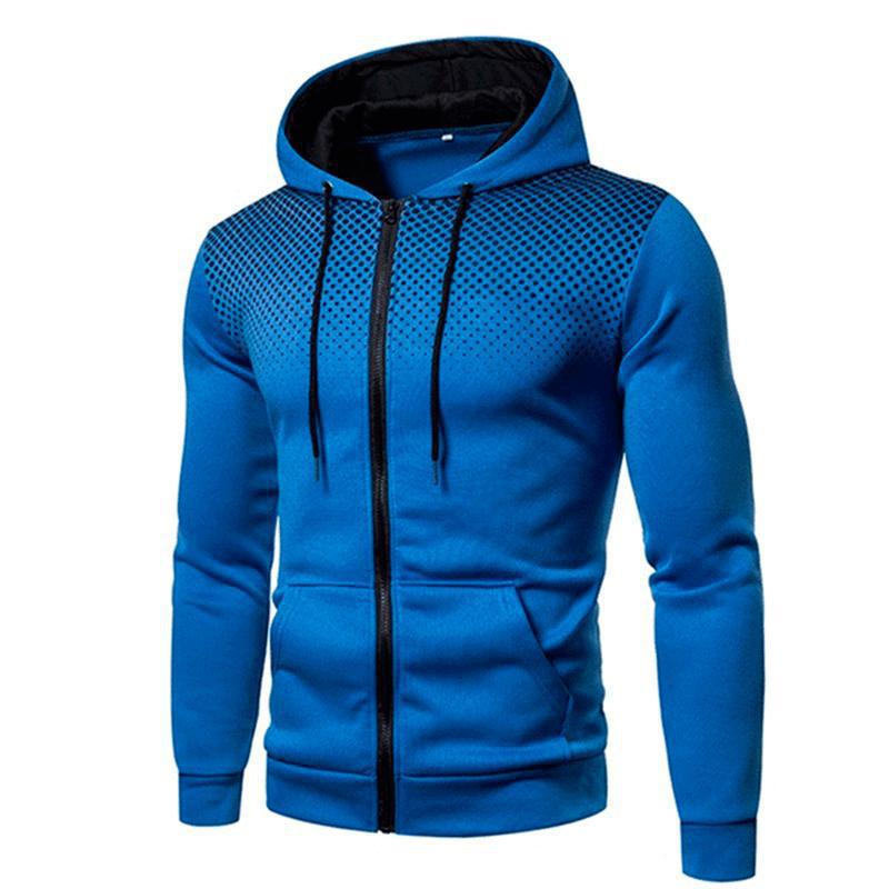 Street Fashion Hoodie - 2025 New Men's Zipper Hoodie Outdoor