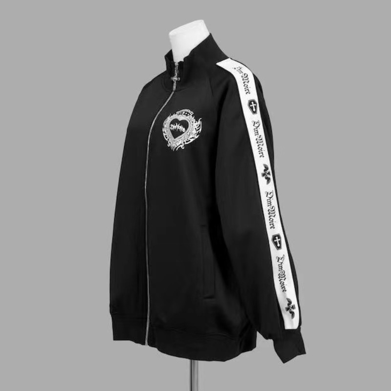 Street Fashion Zip Up Hoodie - Winter Y2K Harajuku Gothic Hoodie Women