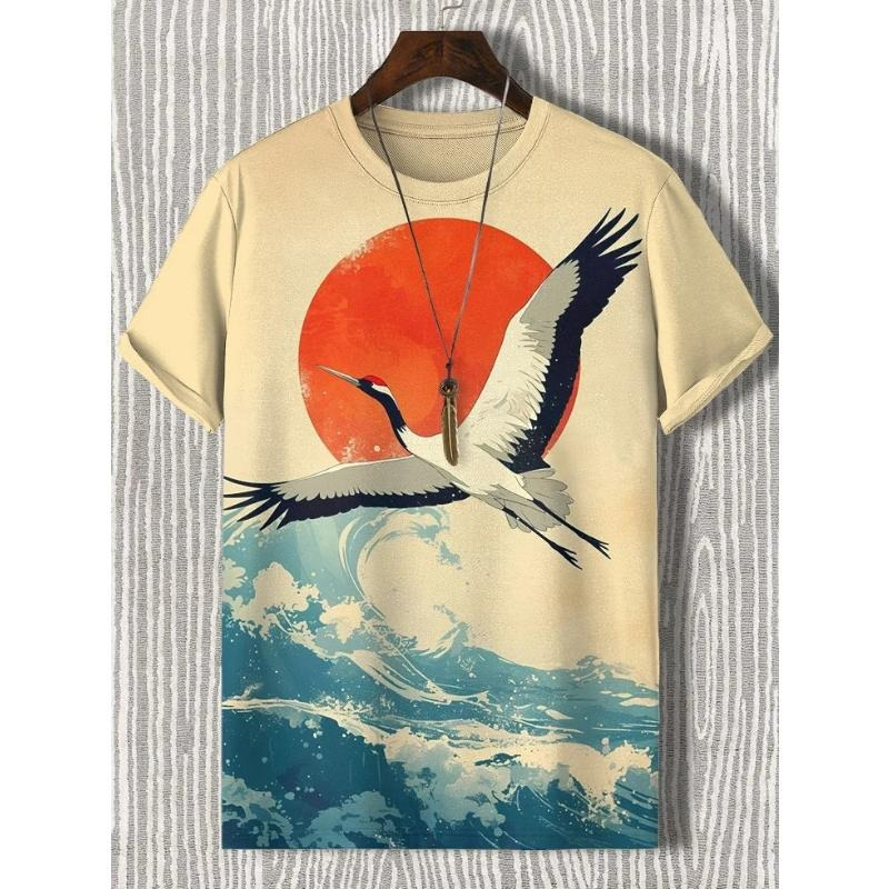 Street Fashion Of Japan - Japan Harajuku Street Retro T-shirt Men's