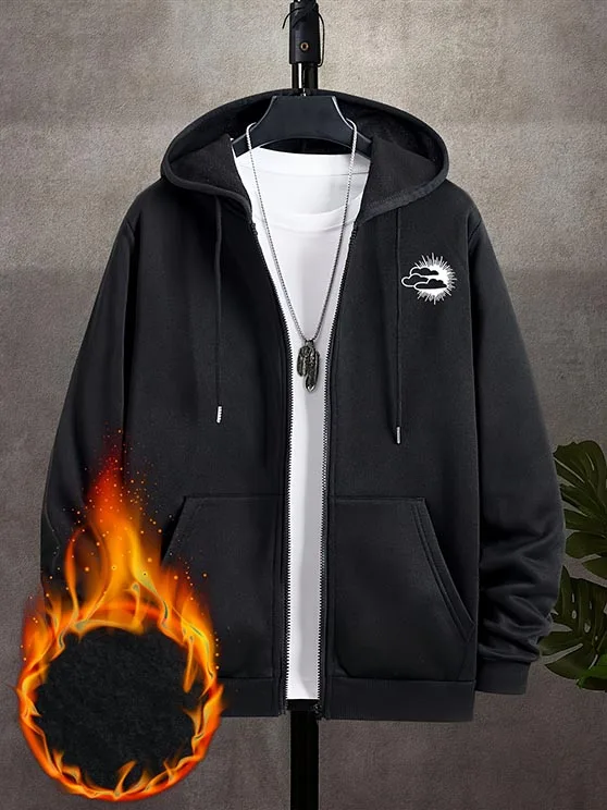 Street Fashion Zip Up Hoodie - The High Street Hoodie Men Zip