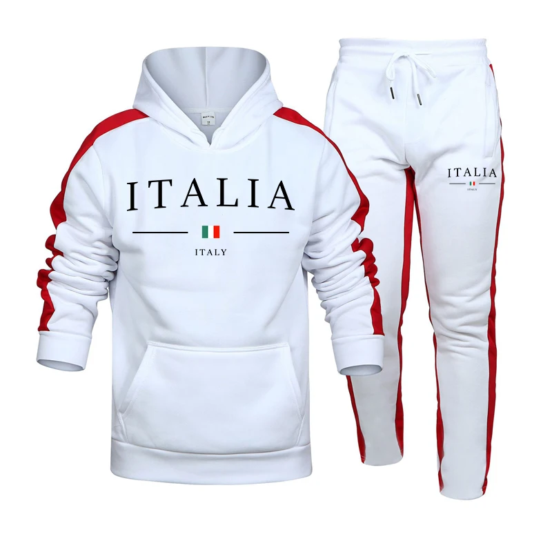 Street Fashion Hoodie - Men's Tracksuit 2 Pcs Sets Fashion
