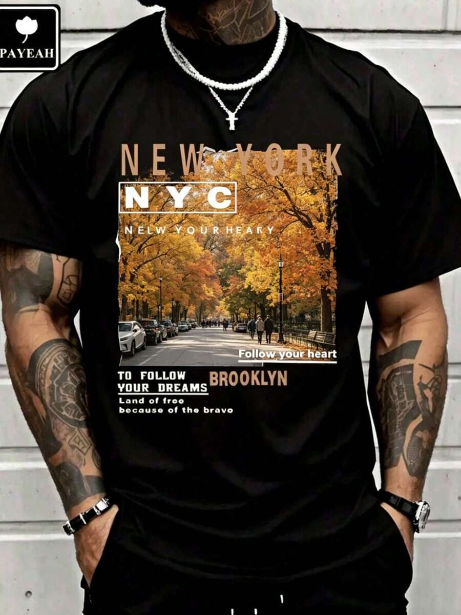 Street Fashion Of New York - Men's Casual Streetwear, New York Brooklyn