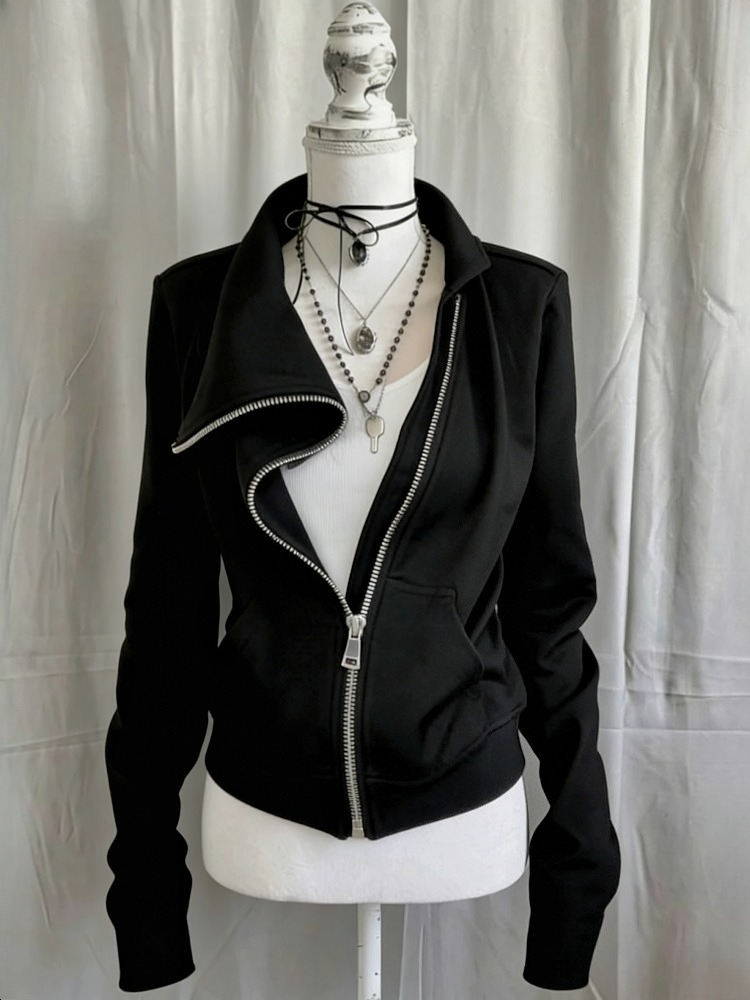 Grey Faux Fur Wool Double Zipp - огляд і ціна Street Fashion Zip Up Hoodie