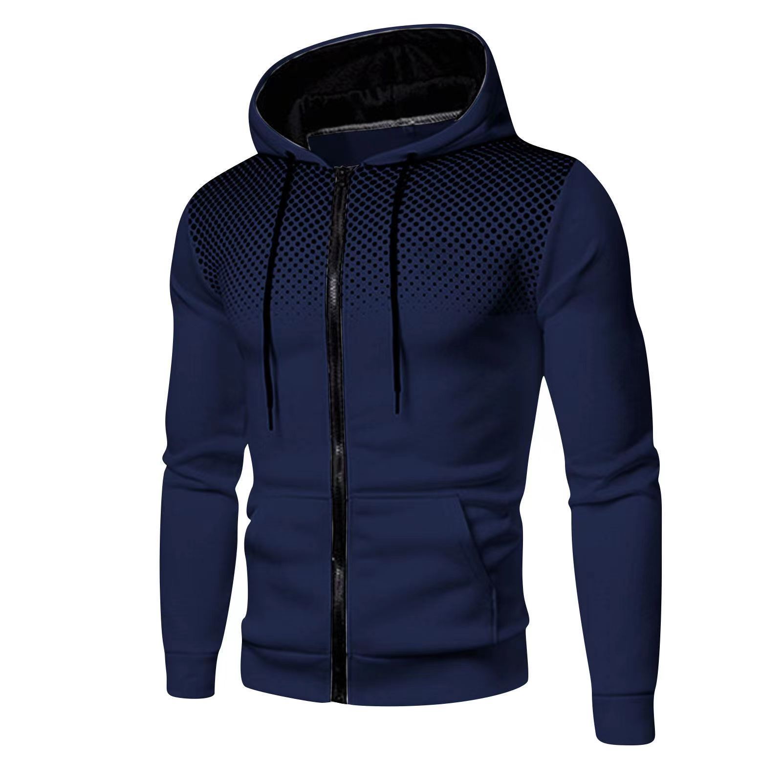 2025 New Men's Zipper Hoodie O - огляд і ціна Street Fashion Hoodie