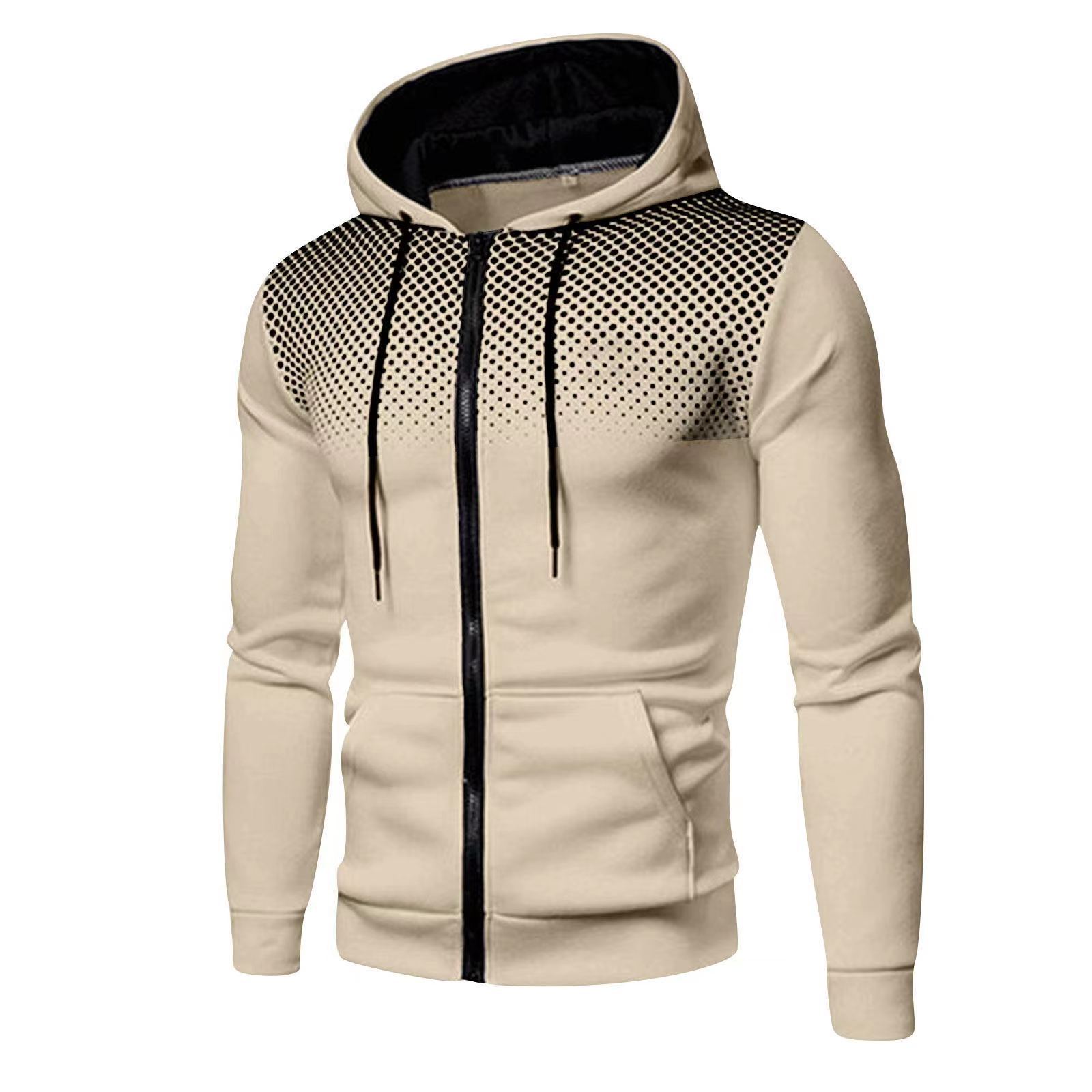 2025 New Men's Zipper Hoodie O - огляд і ціна Street Fashion Hoodie