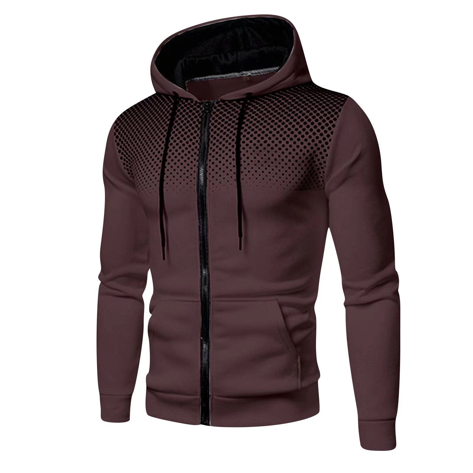 2025 New Men's Zipper Hoodie O - огляд і ціна Street Fashion Hoodie