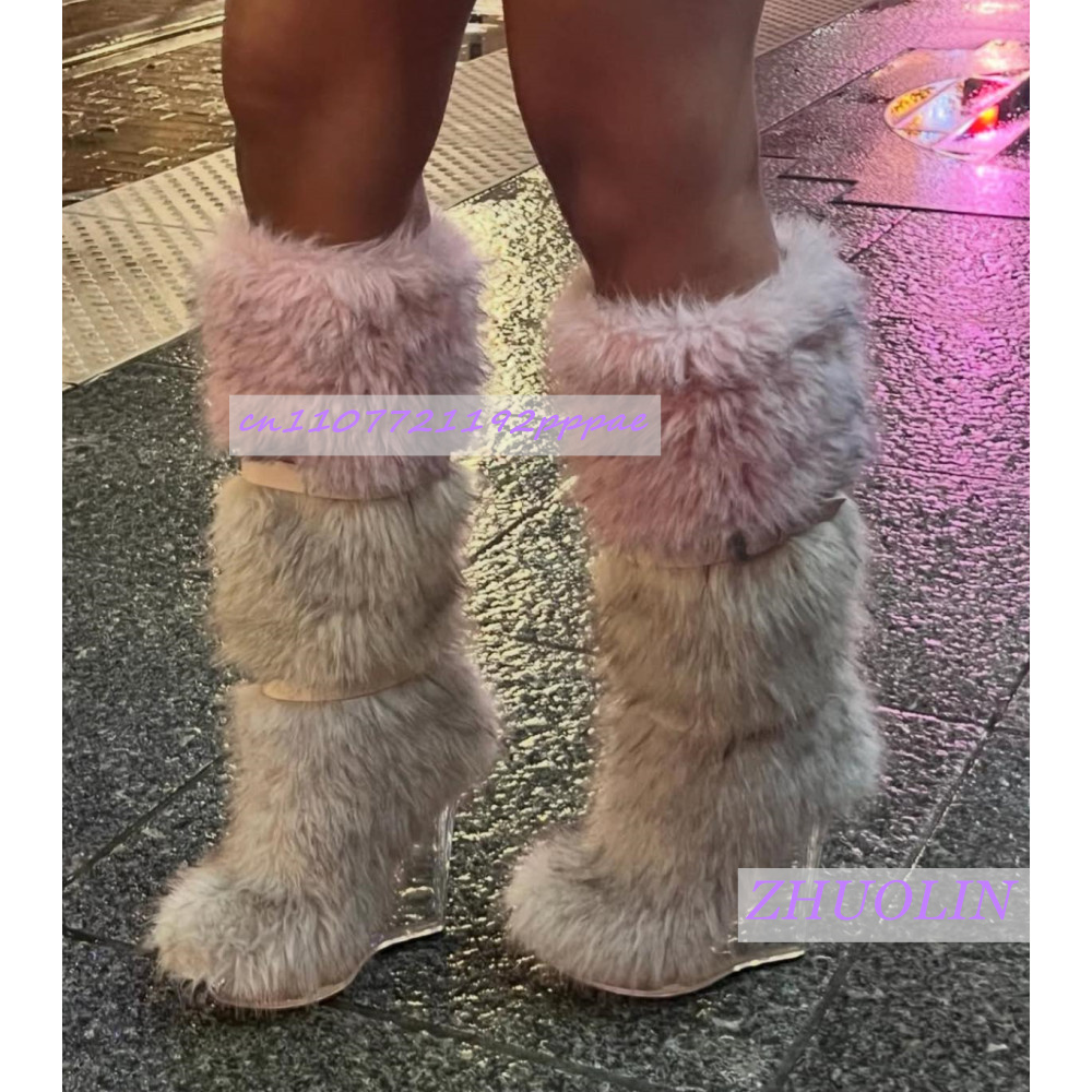 Winter Gradient Furry Transpar - огляд і ціна Street Fashion Runway
