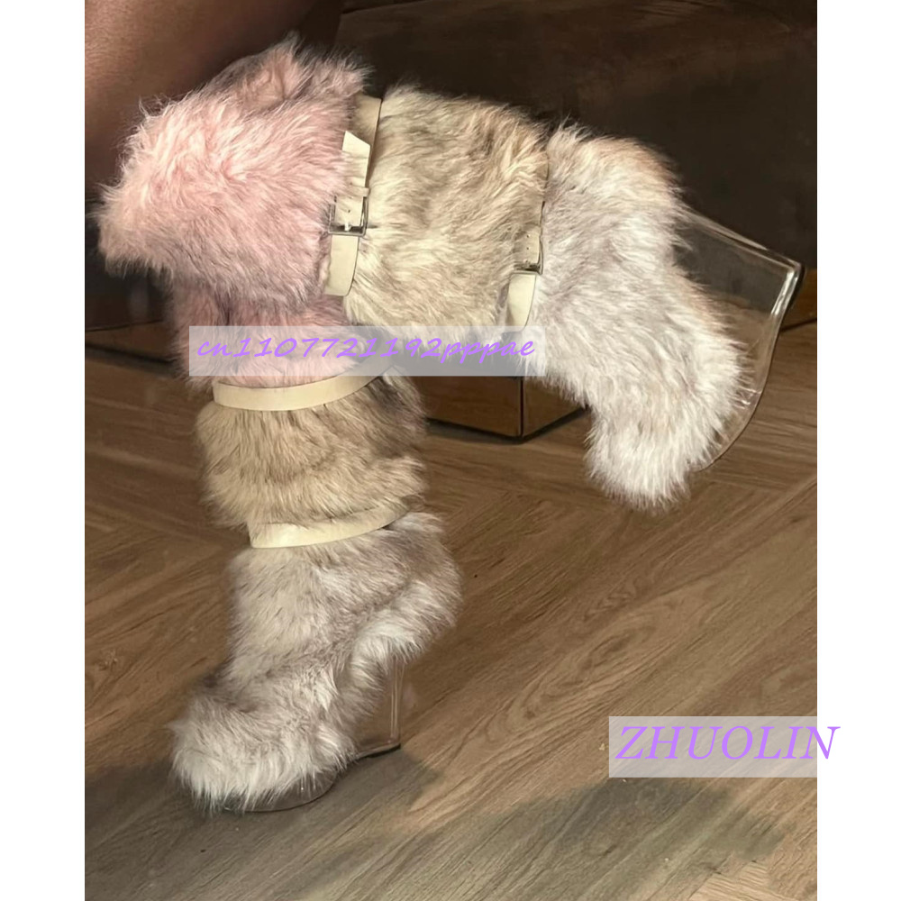 Winter Gradient Furry Transpar - огляд і ціна Street Fashion Runway