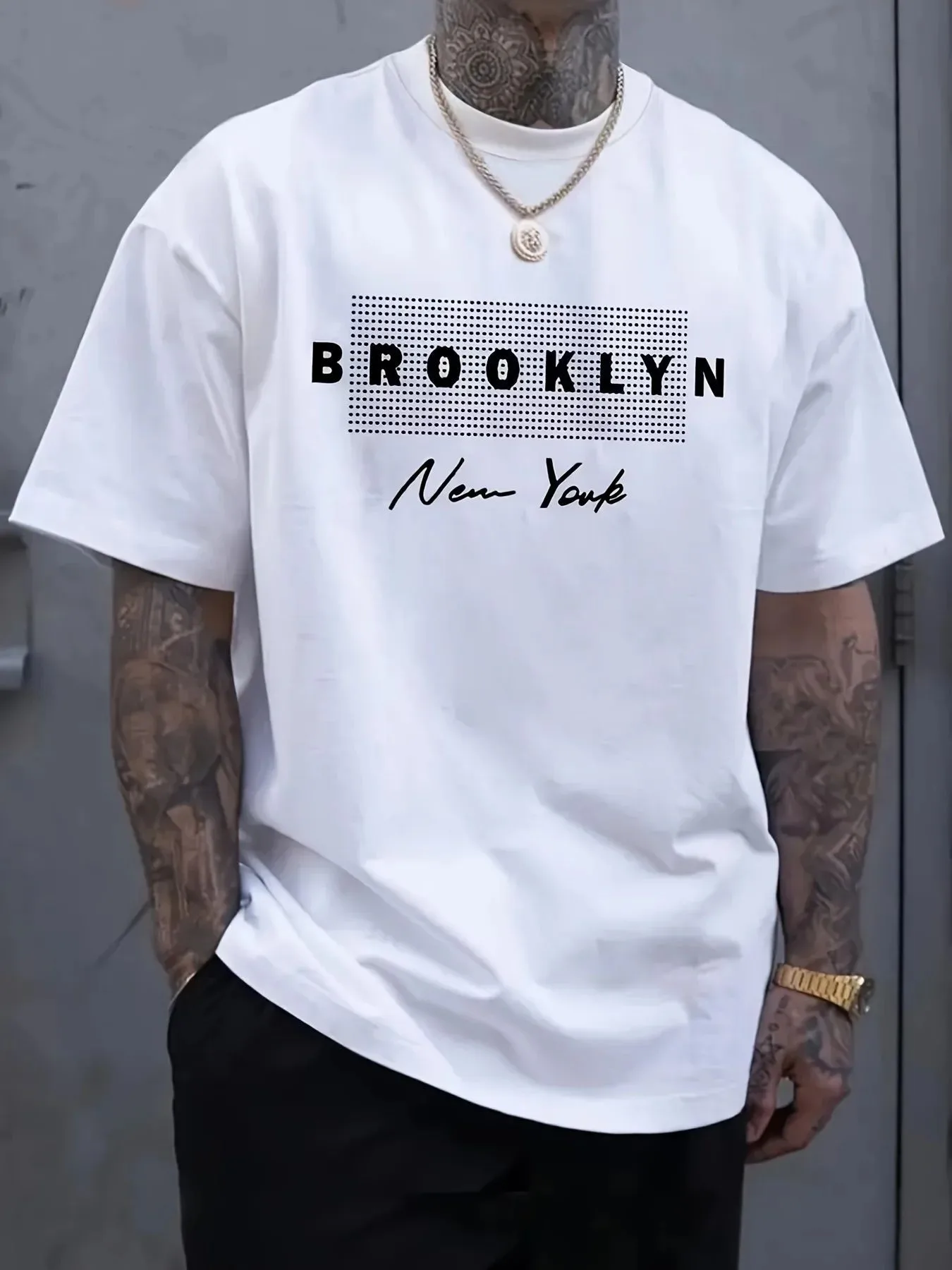 Men's New York Letter Printed  - огляд і ціна Street Fashion Of New York