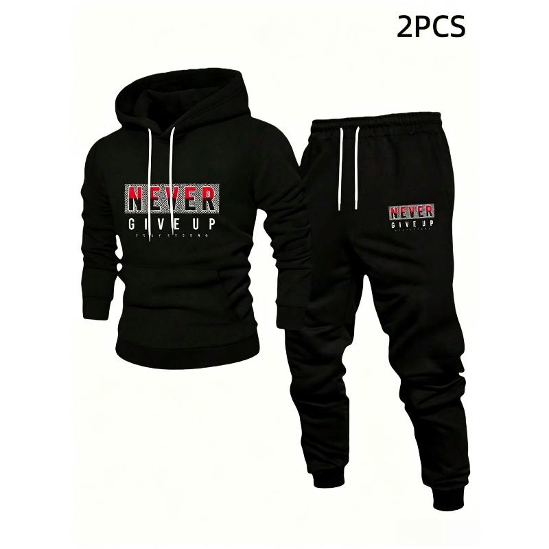 NEVER GIVE UP Alphabet Fashion - огляд і ціна Street Fashion Hoodie