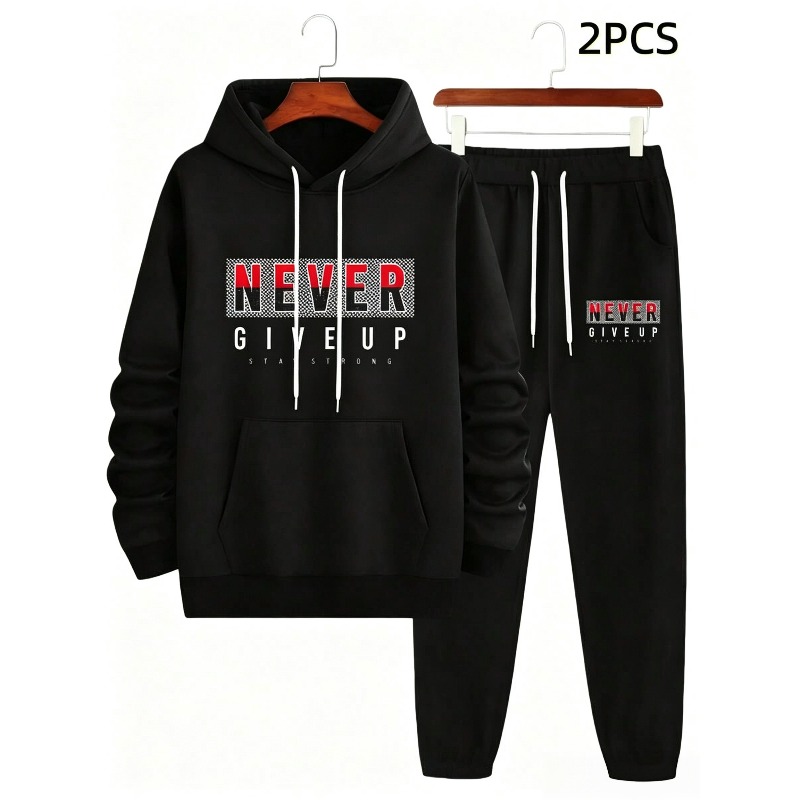 NEVER GIVE UP Alphabet Fashion - огляд і ціна Street Fashion Hoodie