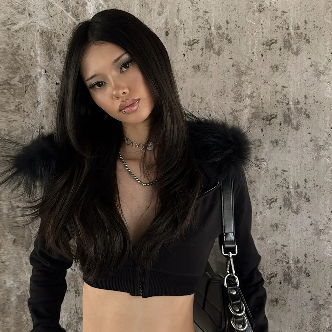 Y2k Gothic Fashion Harajuku In - огляд і ціна Street Fashion Zip Up Hoodie