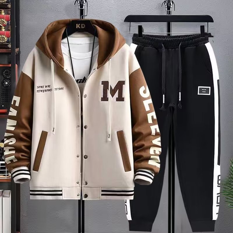 Men's Hooded Tracksuit Set Hoo - огляд і ціна Street Fashion Hoodie