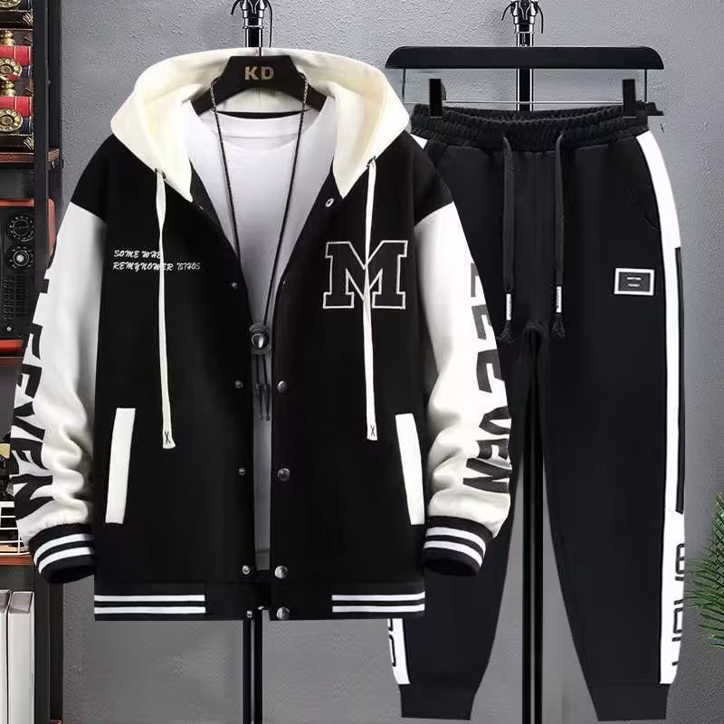 Men's Hooded Tracksuit Set Hoo - огляд і ціна Street Fashion Hoodie