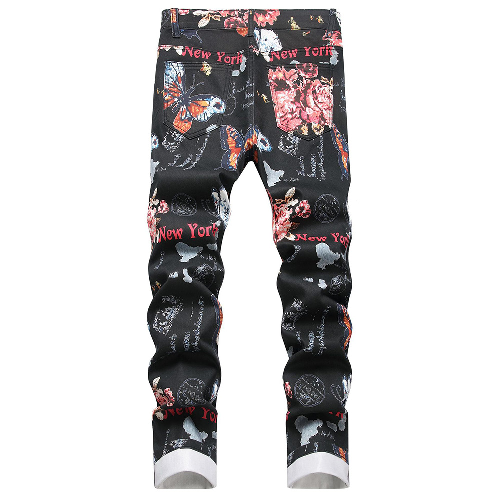 Men Digital Print Jeans Fashio - огляд і ціна Street Fashion Of New York