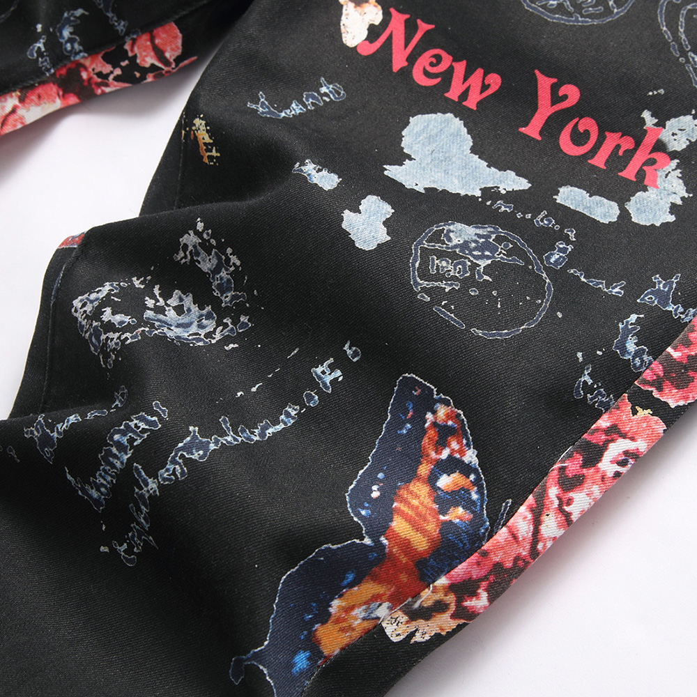 Men Digital Print Jeans Fashio - огляд і ціна Street Fashion Of New York