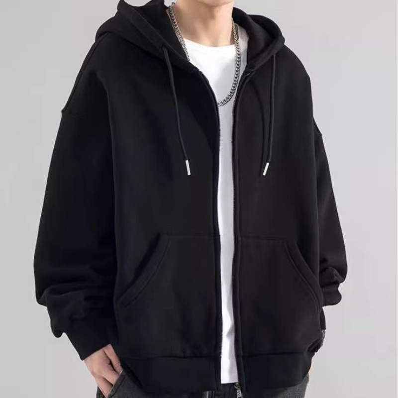Fashion Casual Black Gray Blue - огляд і ціна Street Fashion Zip Up Hoodie