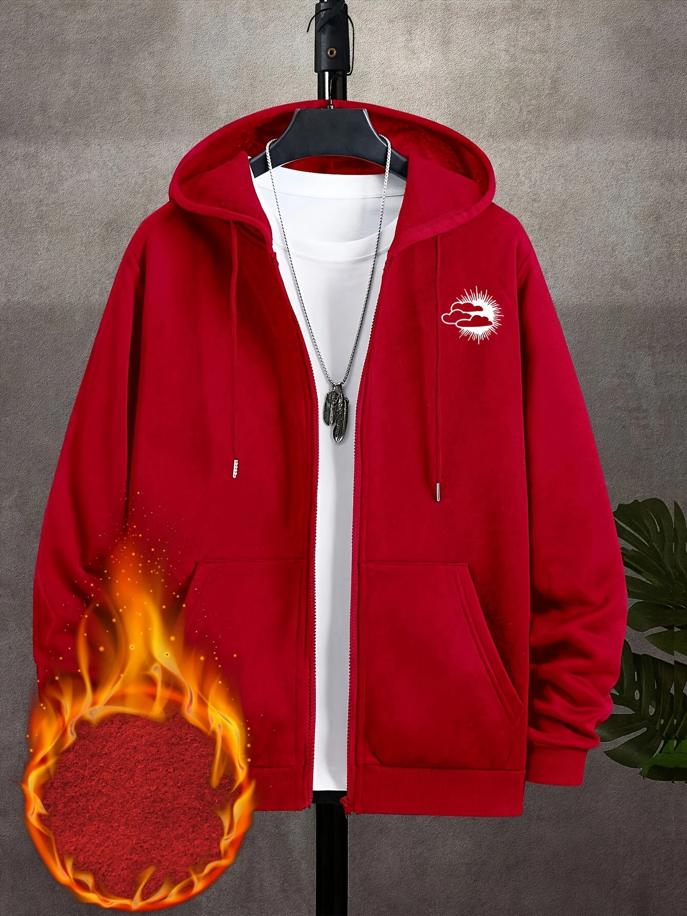 The High Street Hoodie Men Zip - огляд і ціна Street Fashion Zip Up Hoodie
