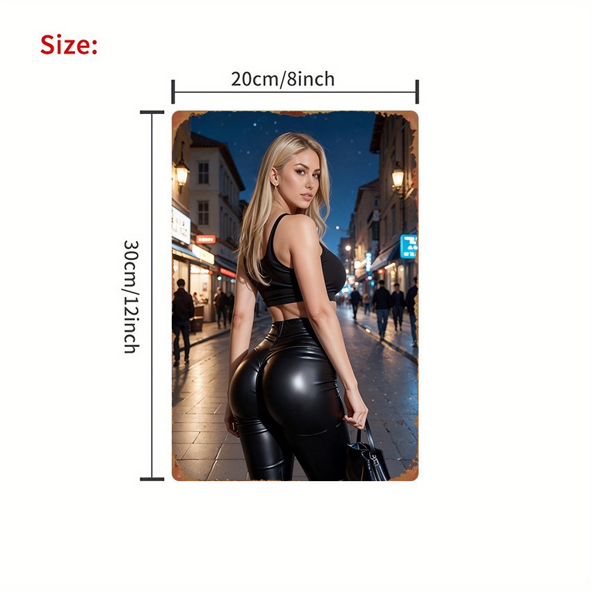 1pc Sign Featuring a Fashionab - огляд і ціна Fashion Street Night