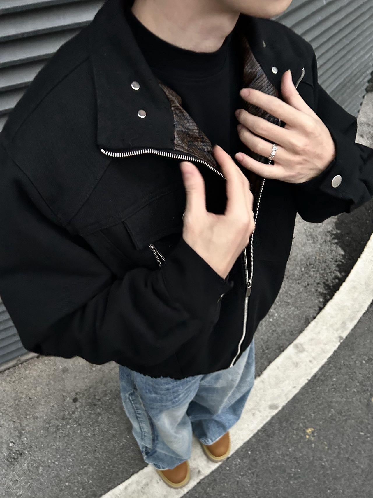 Mens Jacket Coat Hoodie Crop S - огляд і ціна Fashion Street Night
