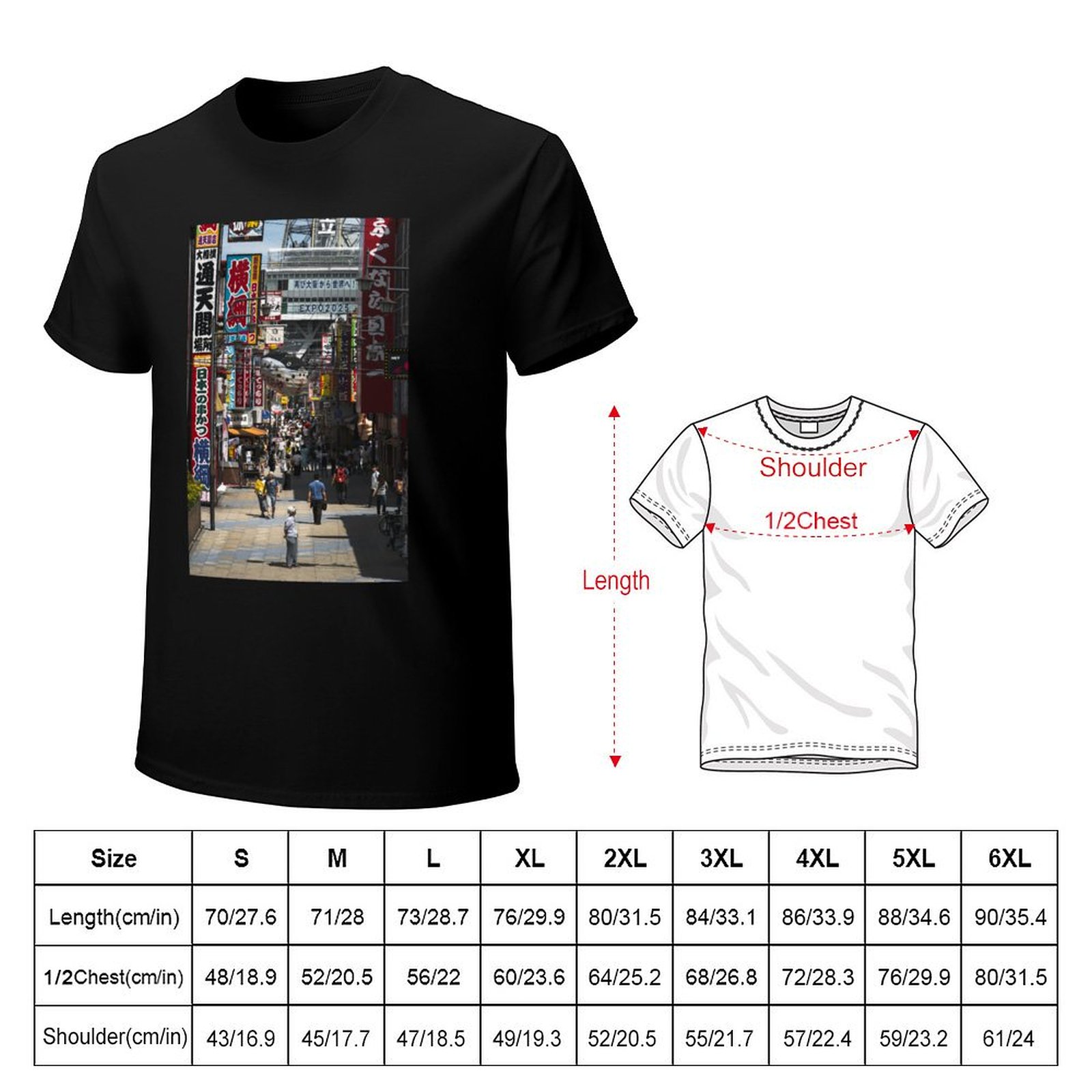 Osaka, Japan T-Shirt Street Fa - огляд і ціна Street Fashion Osaka